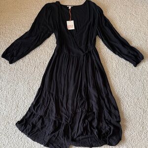 Knox Rose Black Long Sleeve Dress